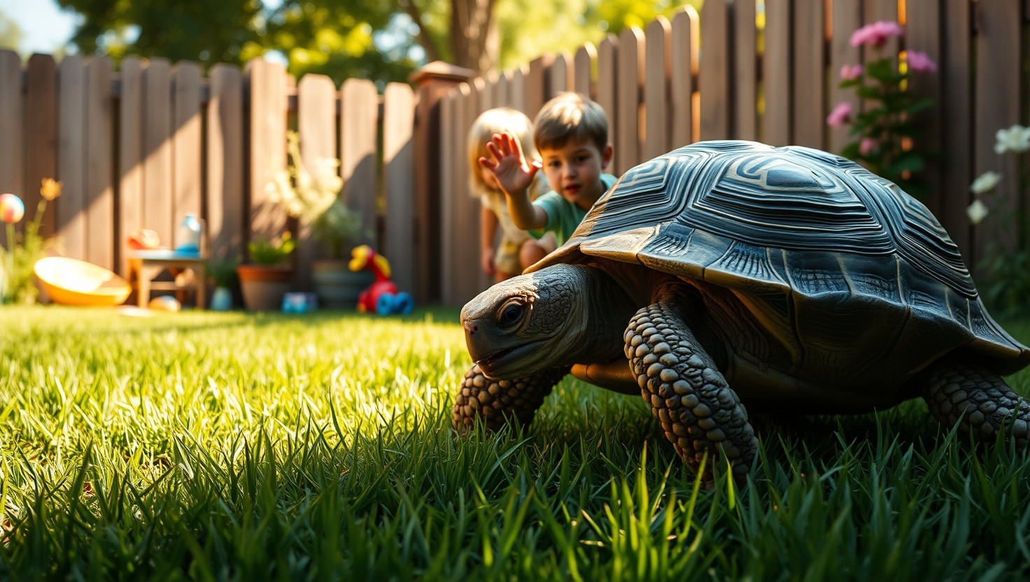 Neighbor Upset After I Refuse Her Kids Playing with My Pet Tortoise