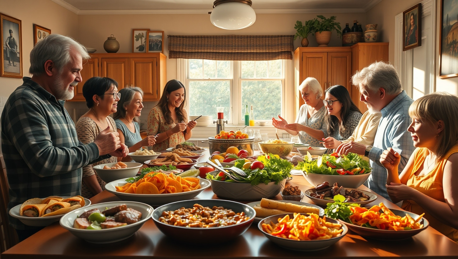 Family Potluck Drama: A Diverse Theme Sparks Controversy