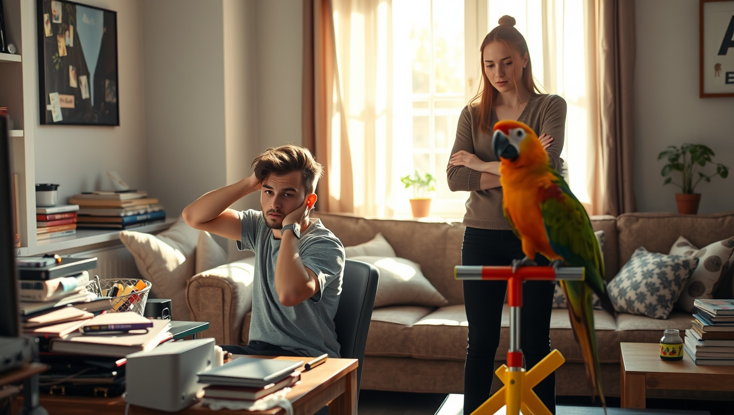 Roommate Dilemma: Should I Ask Roommate to Remove Noisy Pet Bird?