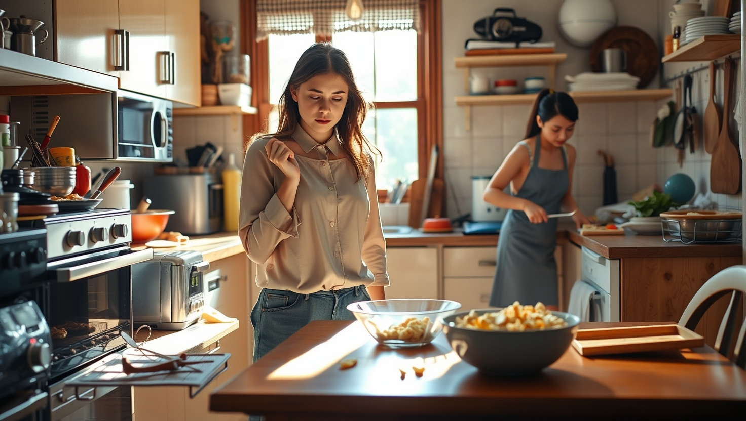 Roommate Conflict: Should I Stop My Roommate from Using All Kitchen Appliances at Once?