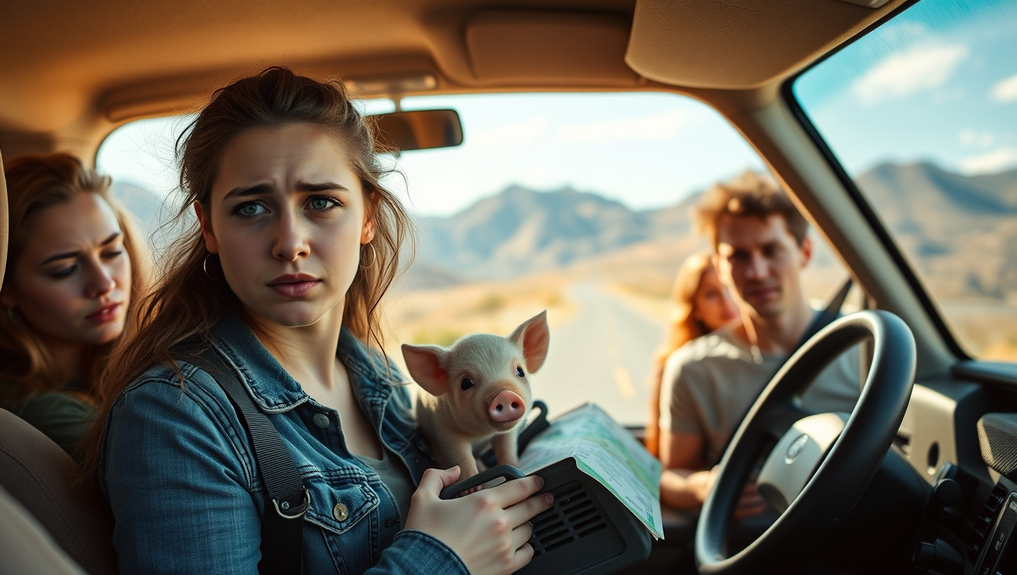 Pet Pig Pennys Road Trip Chaos: AITA for Insisting on Bringing Her?