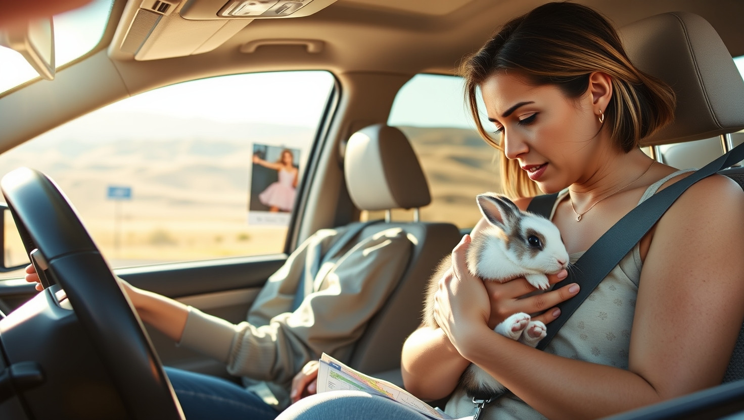 Debating Whether to Bring Friends Pet Rabbit on Cross-Country Road Trip