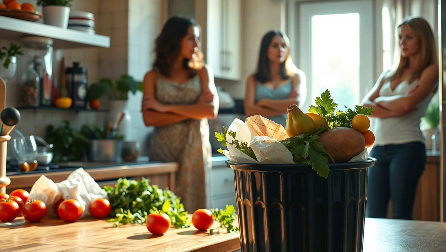 Should I Stop My Roommates Food Waste? A Dilemma of Cooking Habits