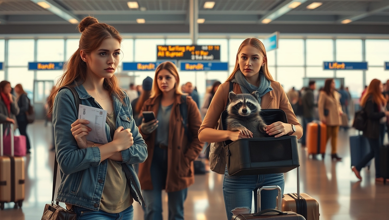 Friendship Tested: AITA for Refusing My Friends Pet Raccoon on Our Flight?