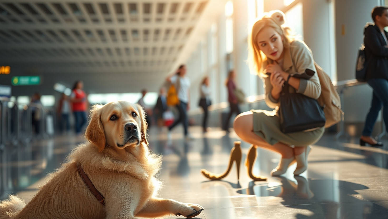 Pet Dilemma: Choosing Between Coworkers Spider Monkey and Emotional Support Dog on Flight