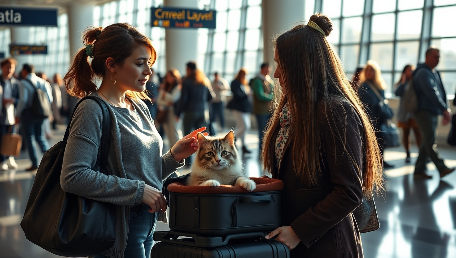 Friends Emotional Support Cat Causes In-Flight Dilemma