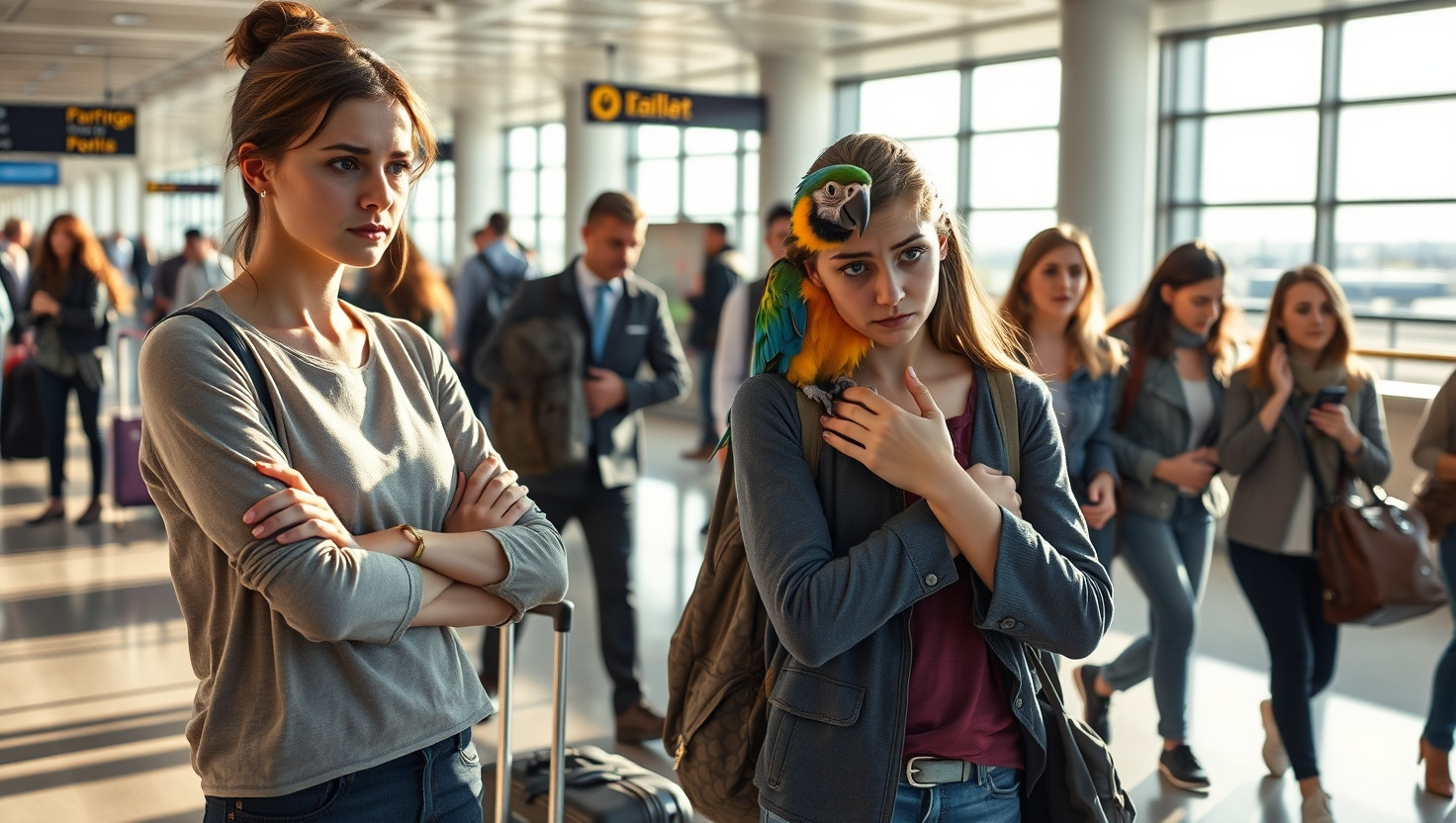 Family Feud Erupts Over Therapy Parrot on Flight: AITA for Refusing?