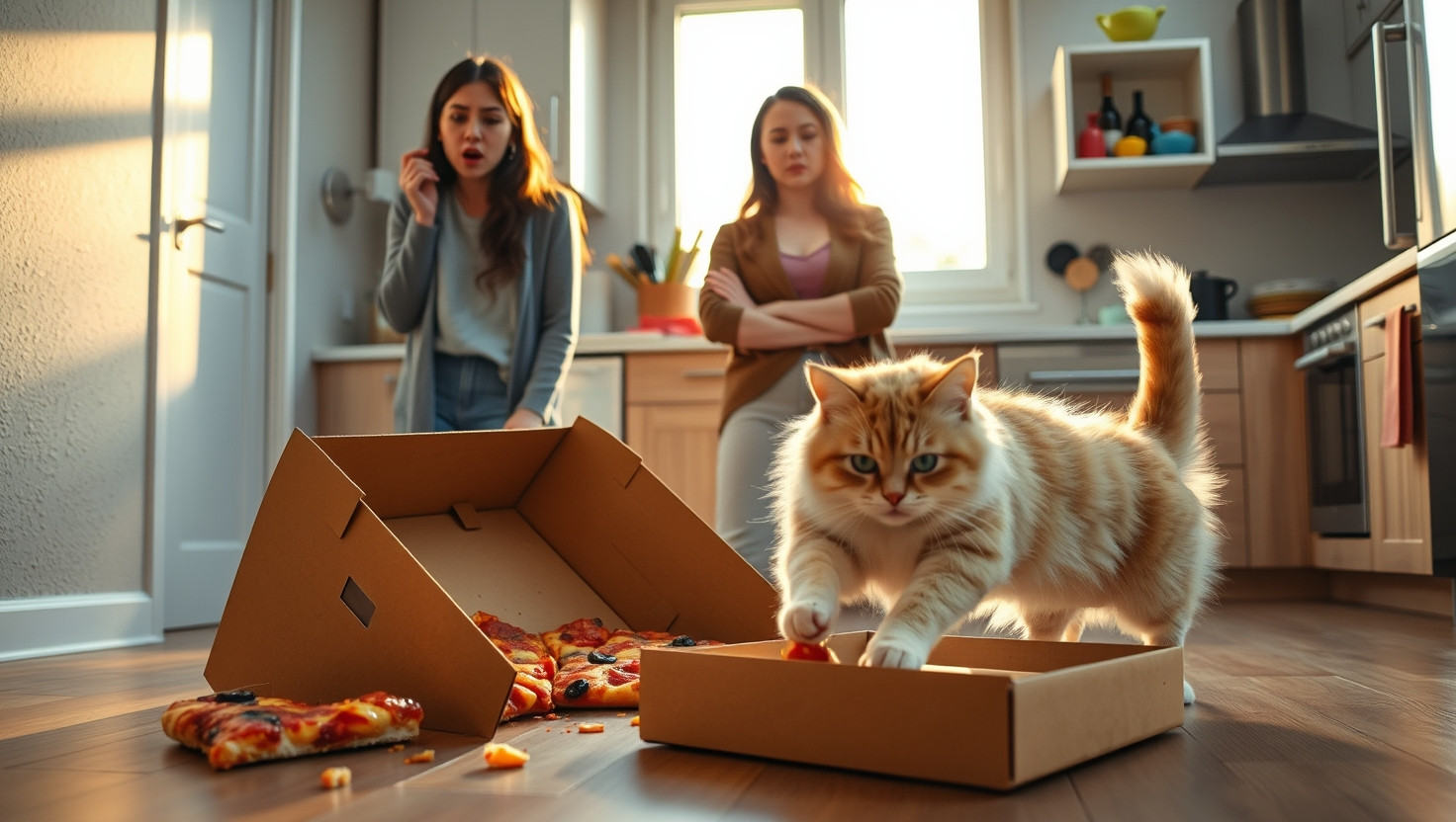 Roommate demands reimbursement for food delivery ruined by my cat