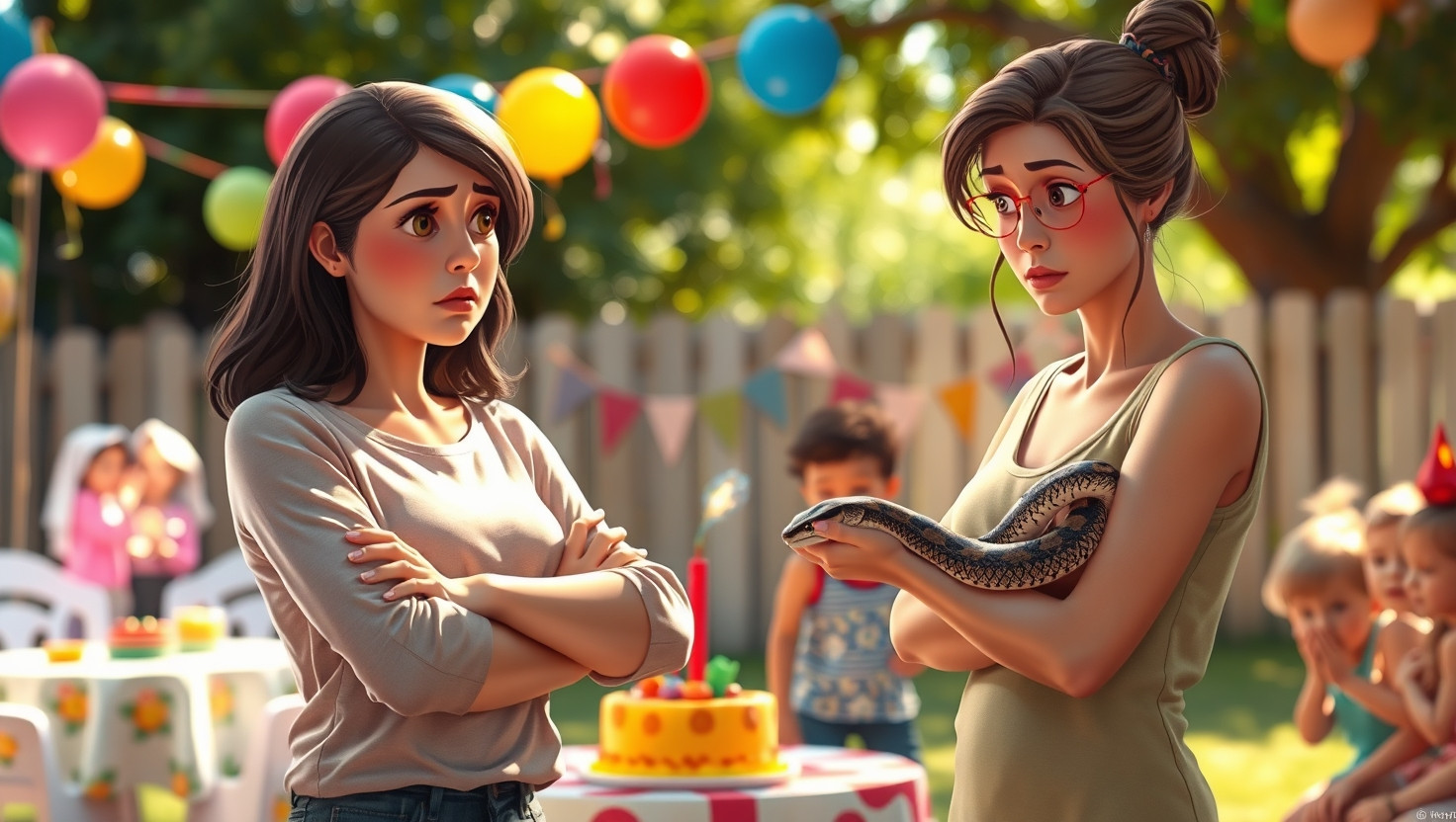 Should I Ask My Friend to Leave Her Pet Snake at Home for Our Childrens Birthday Party?