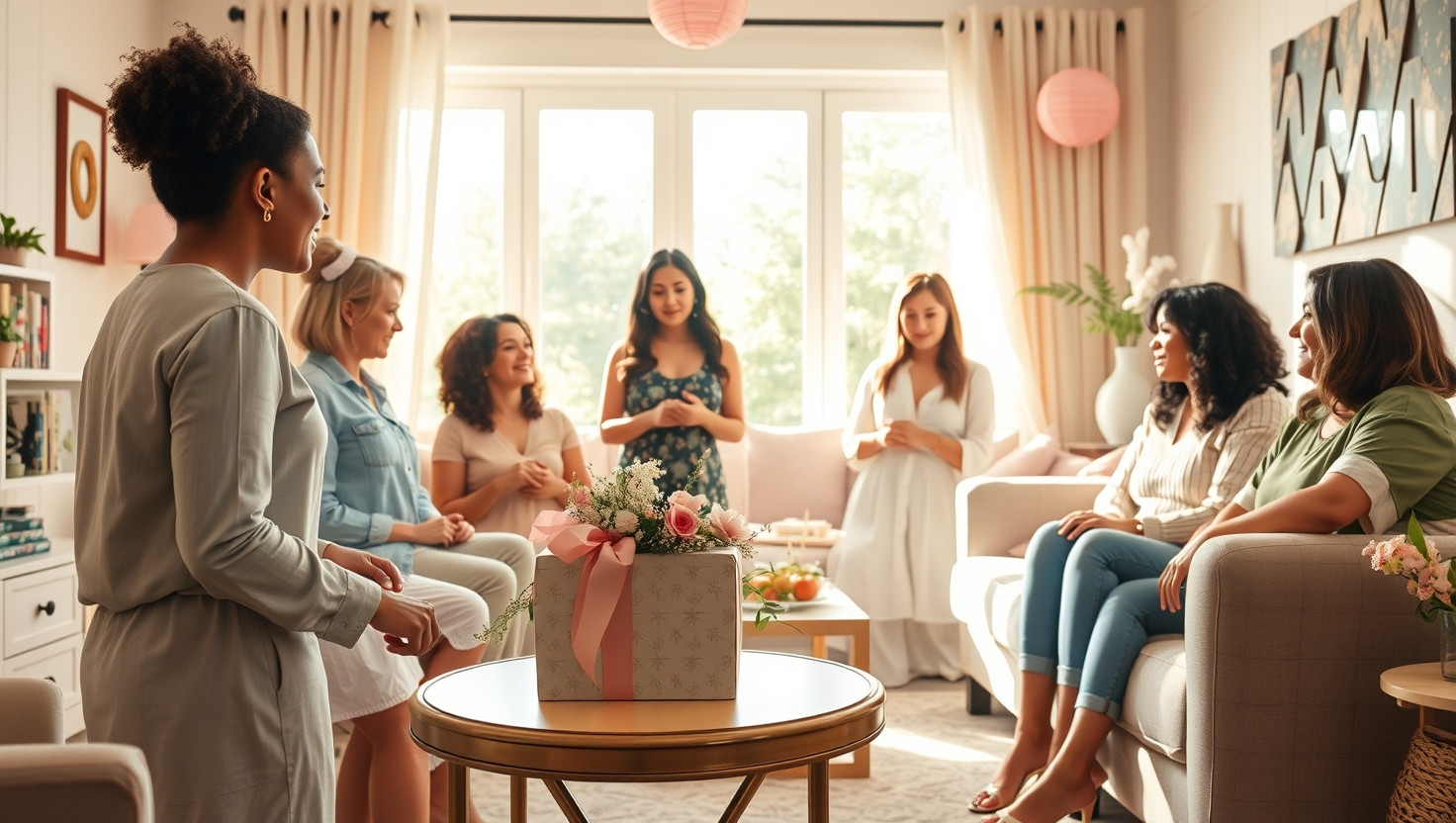 Debating Attending Pregnant Friends Baby Shower Due to Support Group Dispute