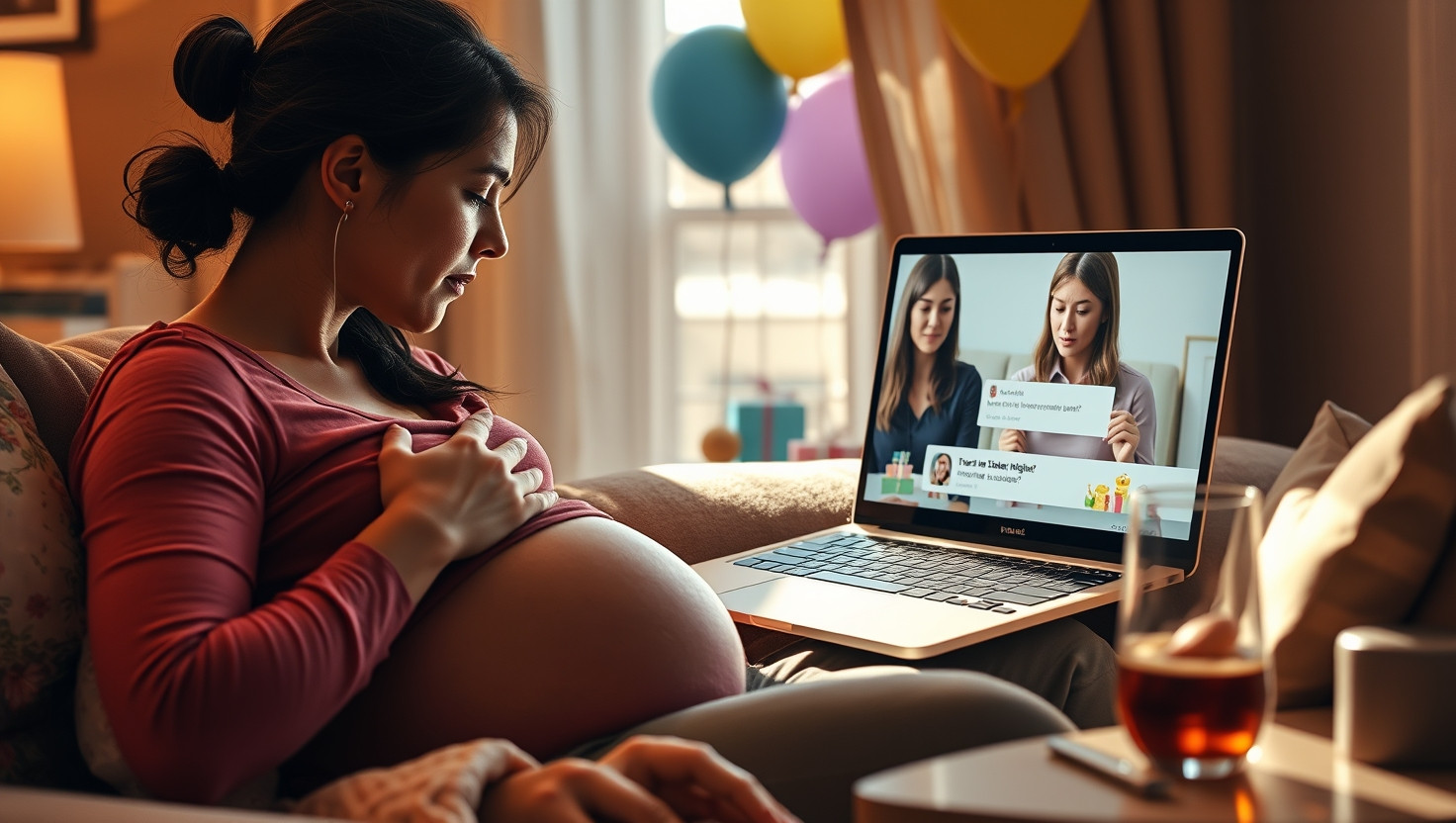 Friend Criticized My Pregnancy Announcement, AITA for Skipping Her Virtual Baby Shower?