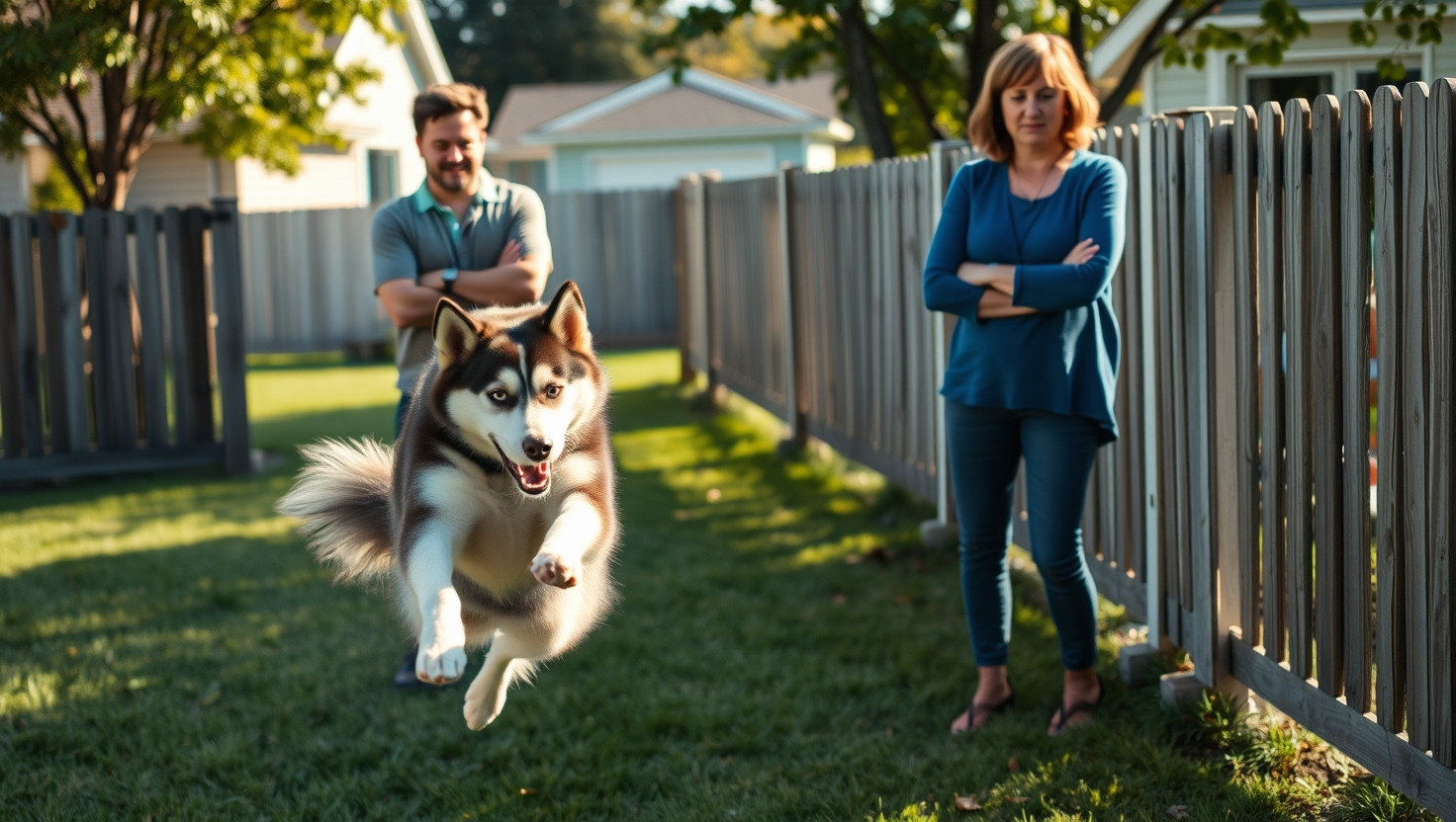Neighbor Upset Over Owners Refusal to Hire Dog Trainer for Chaos-Causing Husky