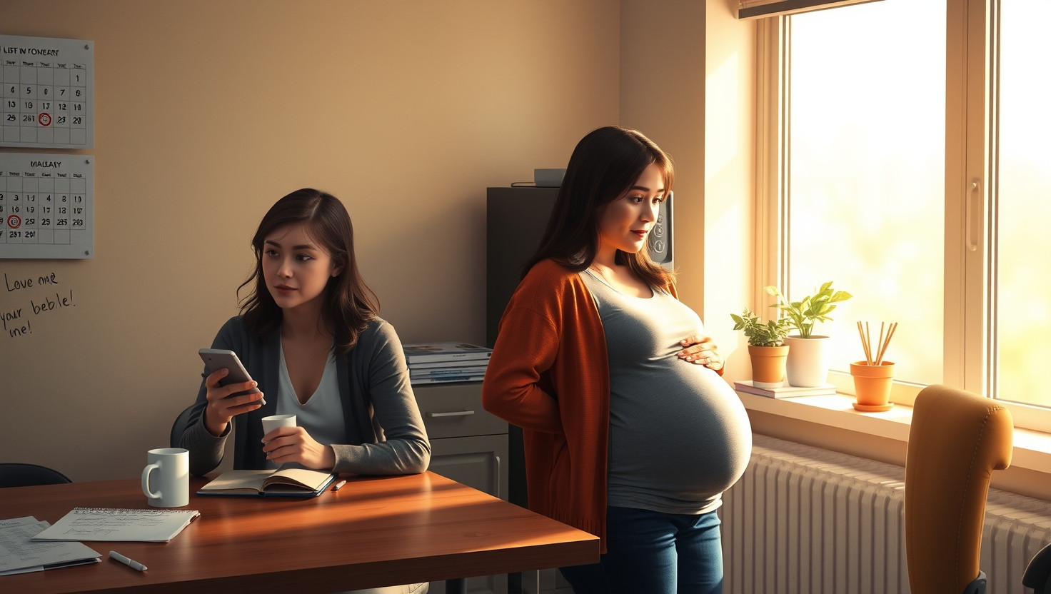 Should I Request a Shift Swap with My Pregnant Coworker as Her Due Date Nears?