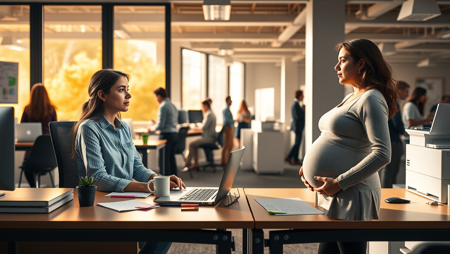 AITA for Declining to Swap Desks with Pregnant Colleague for Comfort?