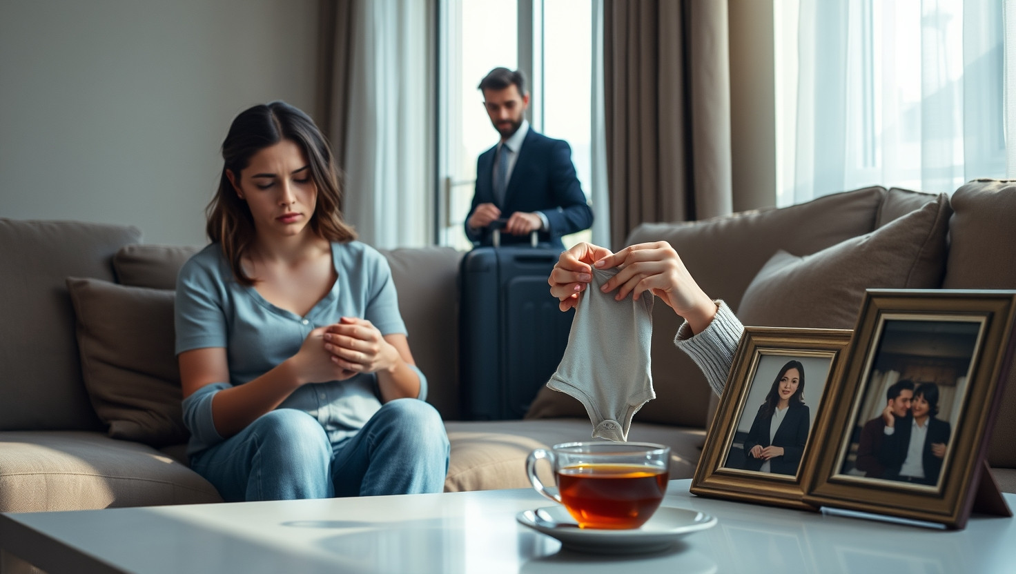 AITA for Asking Husband to Cancel Work Trip During Pregnancy Scare?