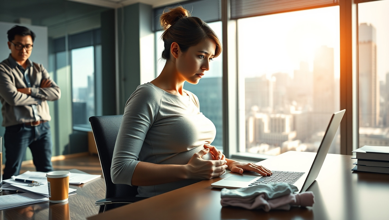 Should I Delay My Pregnancy Leave for a Coworkers Urgent Work Needs?