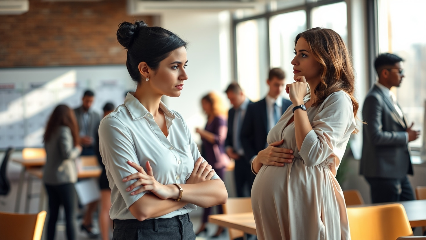 Team Pressures Me to Swap Pregnancy Duties Despite Health Concerns - AITA?