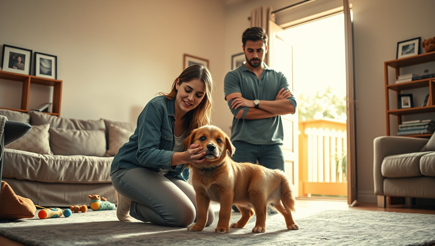 Should I Keep the Puppy Despite Partners Fear?