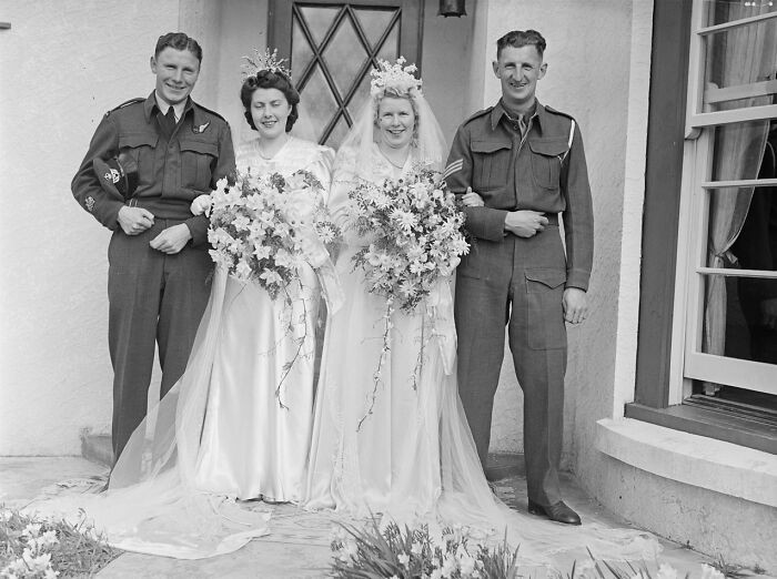 "King-Mason And King-Miller Wedding Portrait, 1944"