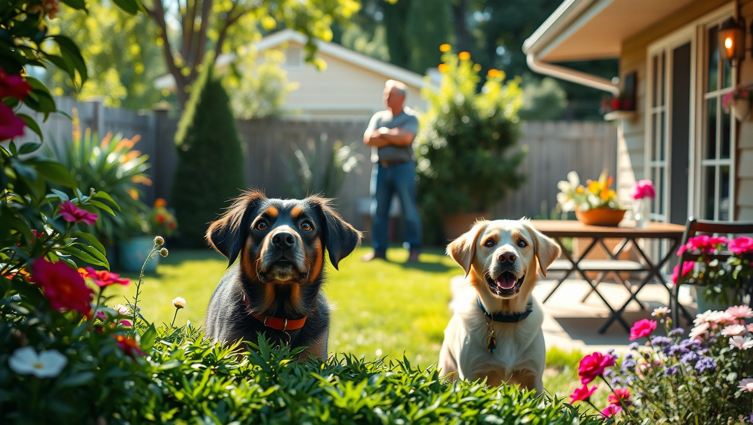 Hiding Friends Therapy Dogs in Backyard to Ease Neighbors Fear: AITA?