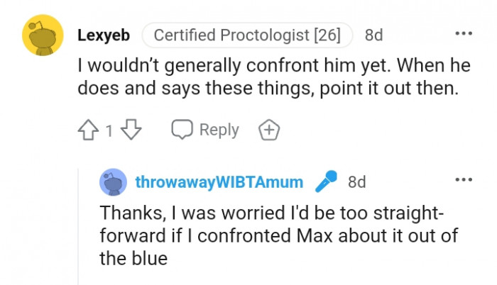 He does and says these things