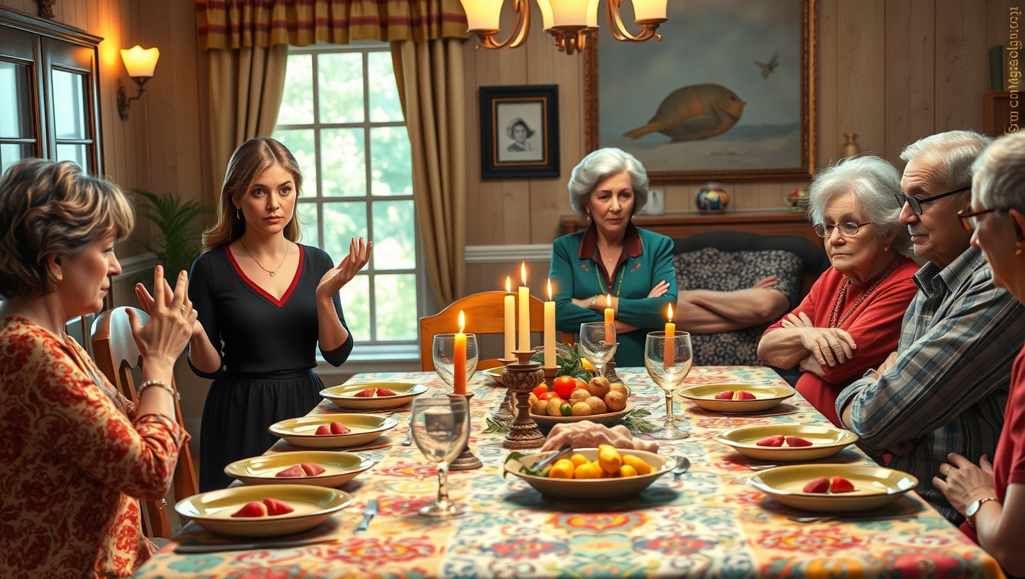 Family Dinner Drama: AITA for Changing Seating Arrangement Without Asking?