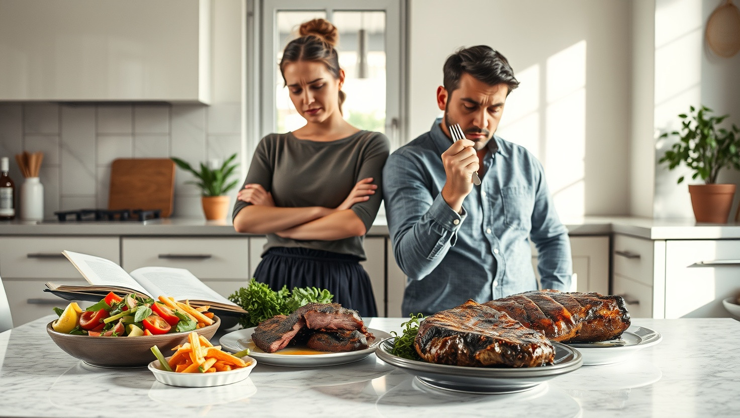 Should I Insist My Partner Eats Vegan at Home? AITA?