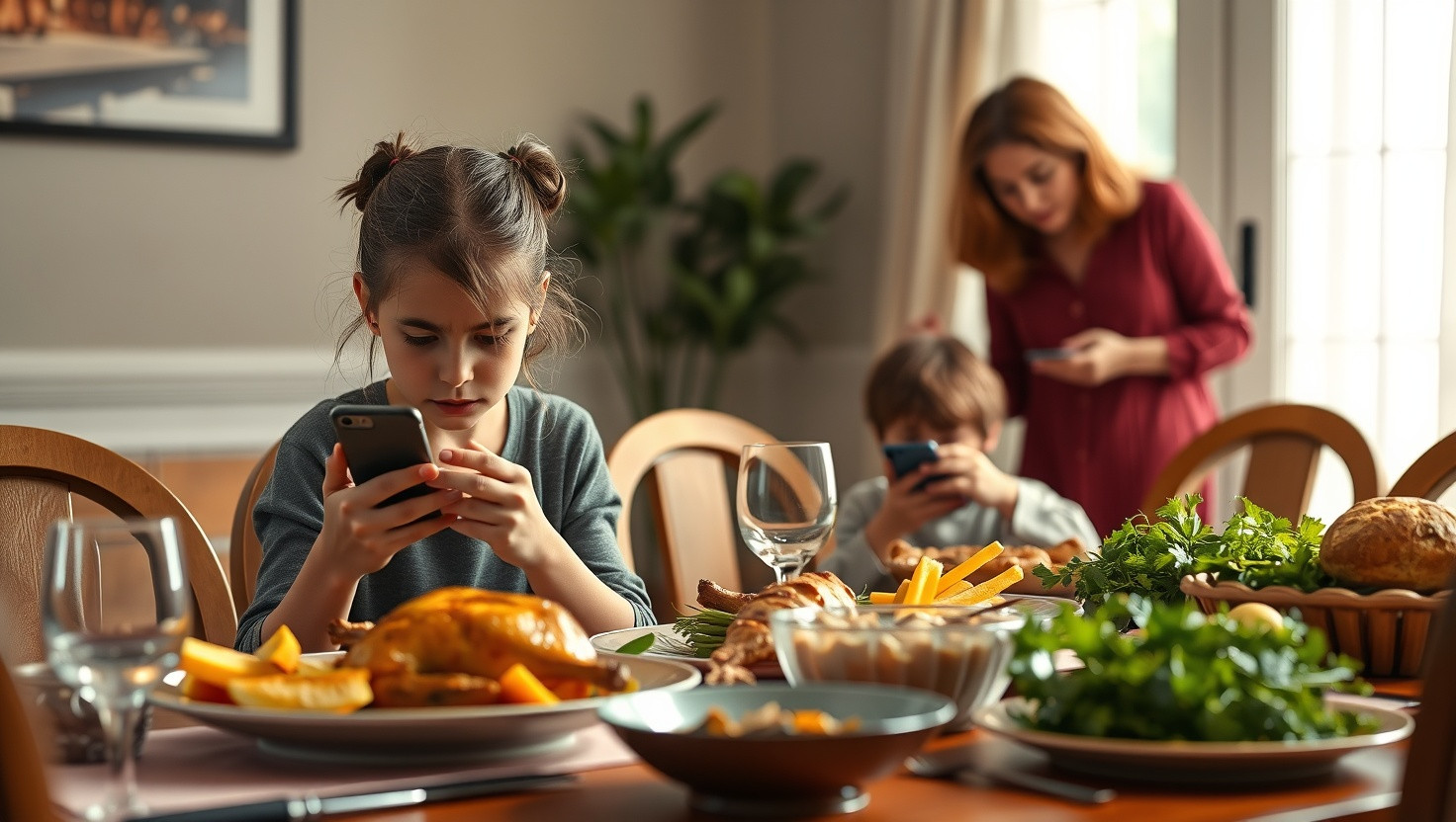 Parent Asks Reddit: AITA for Enforcing No Tech at the Family Dinner Table Rule Despite Argument?