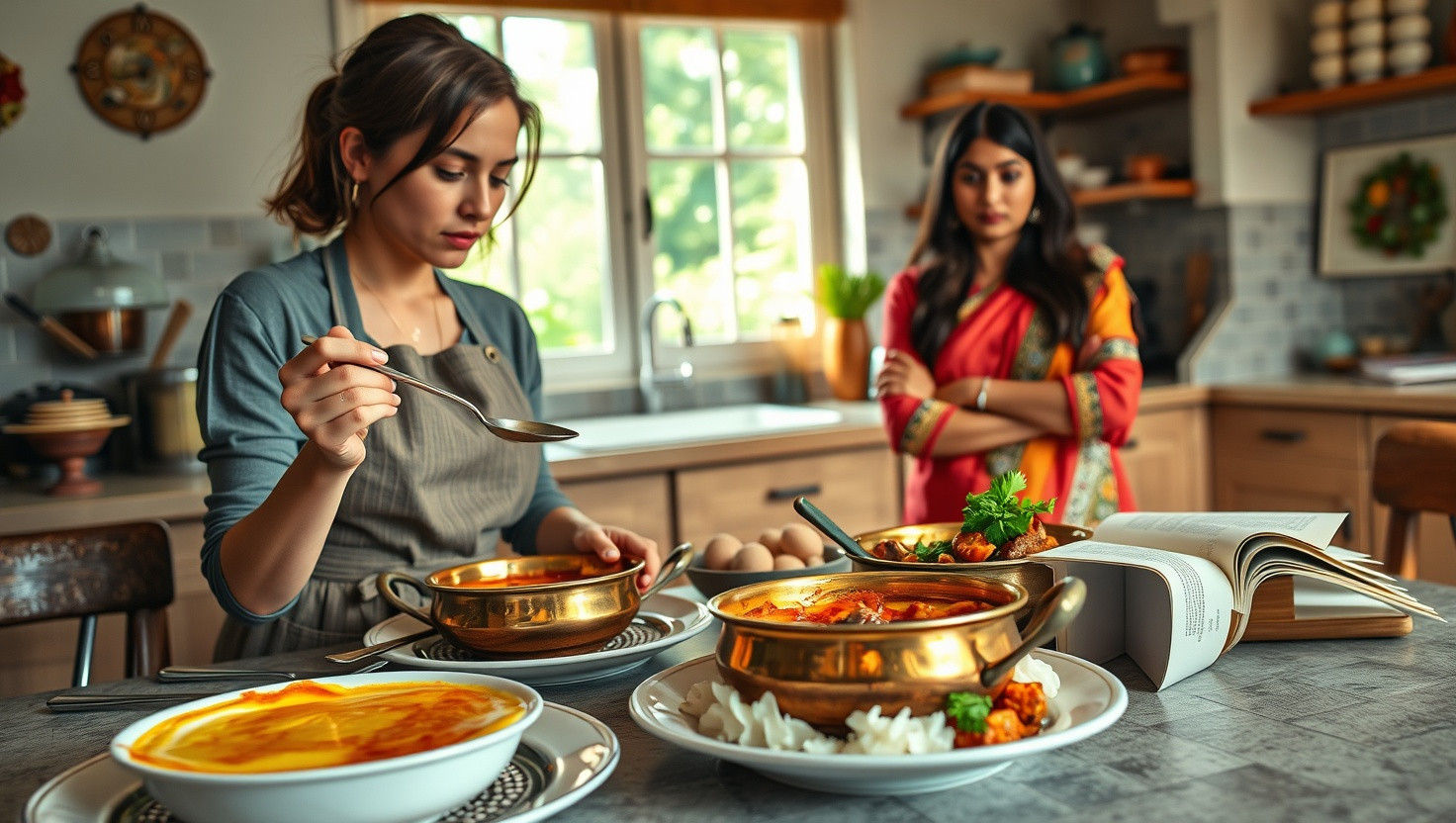 Foodie Friends Clash: Critiquing Homemade Dishes at Around the World Feast
