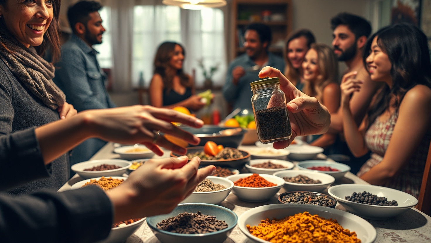Dealing with a friend who takes credit for your custom spices in cooking group