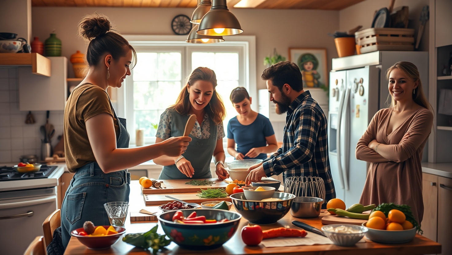 Friends Kitchen Dominance Causes Party Drama