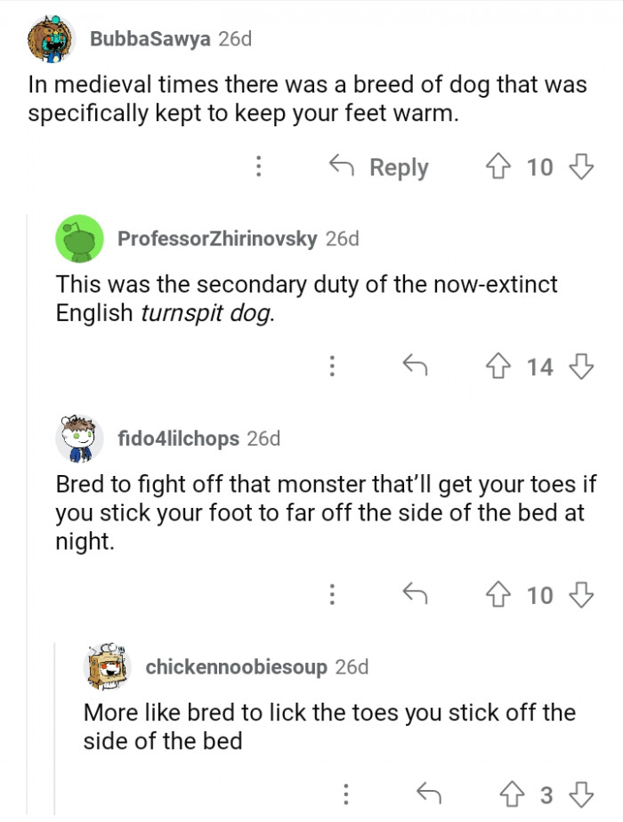 17. English turnspit dog.