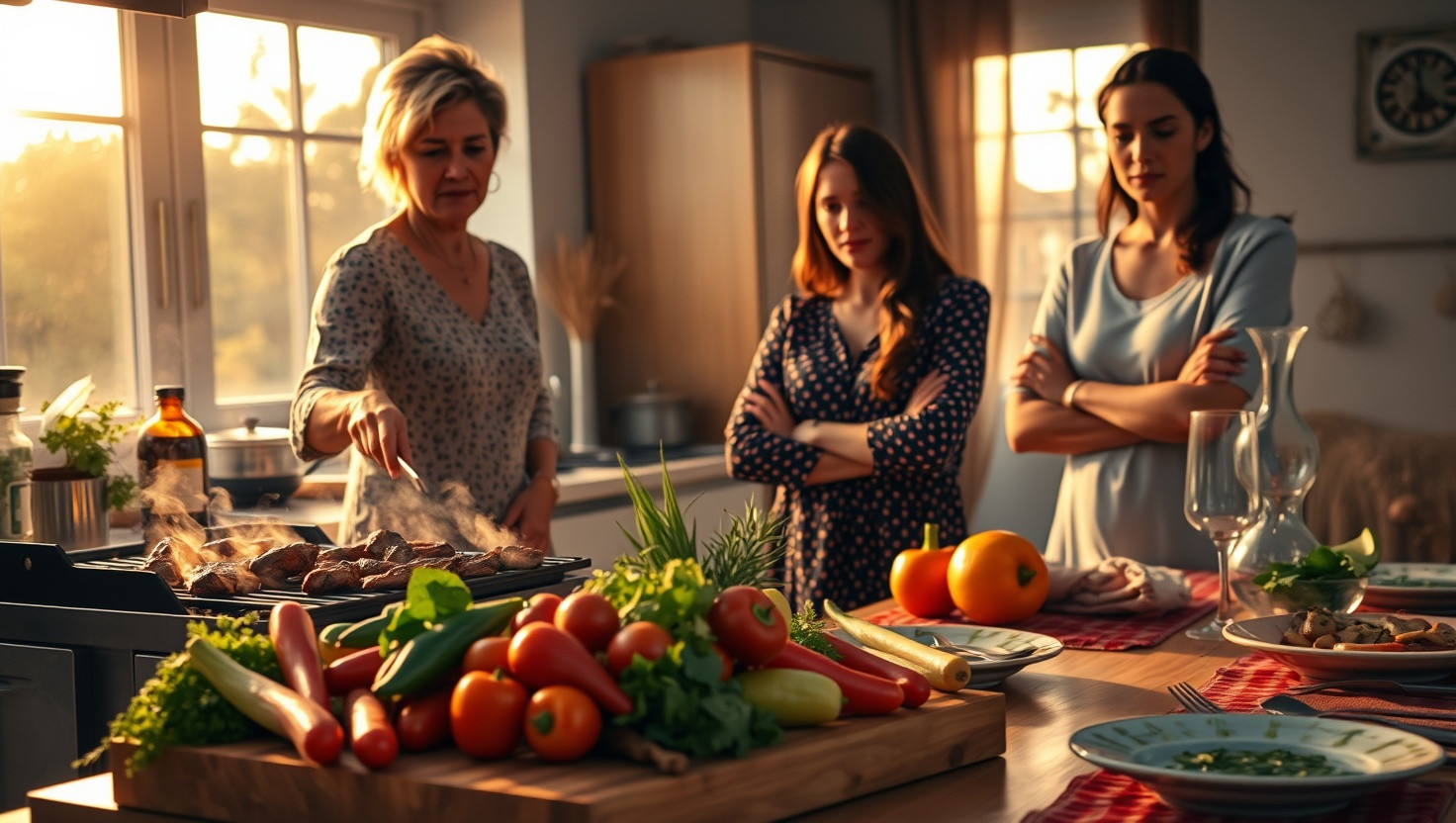 Should I Ask My Vegan Sister to Cook Meat for Family Dinner?
