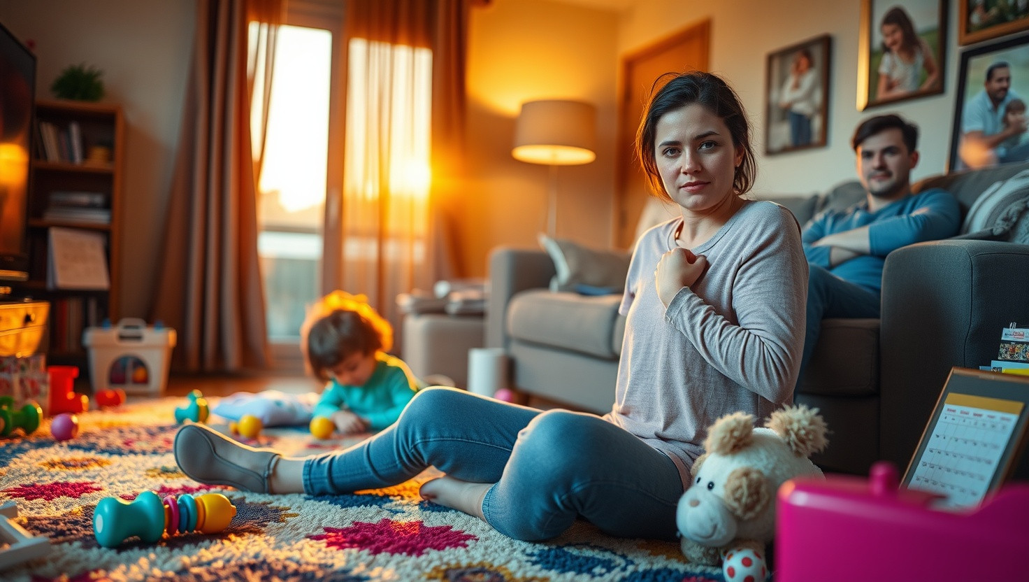 Struggling Mom Questions Fairness of Parenting Duties: AITA for Asking Husband to Help More?