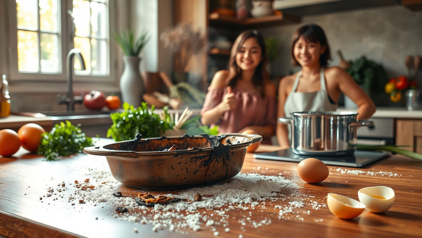 Friendship on the rocks: AITA for not inviting my friend to cook again after a kitchen disaster?