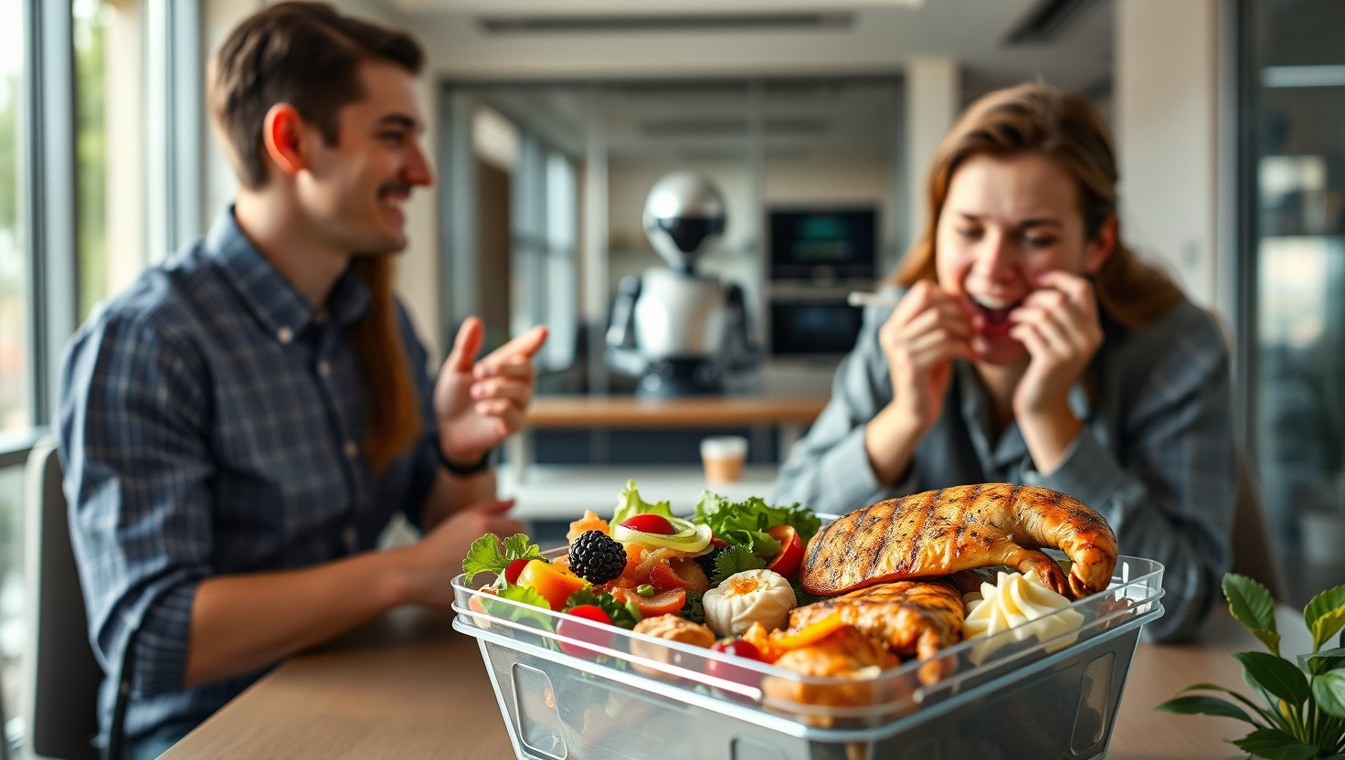 Would It Be Wrong to Surprise my Coworker with a Robot-Cooked Homemade Lunch?