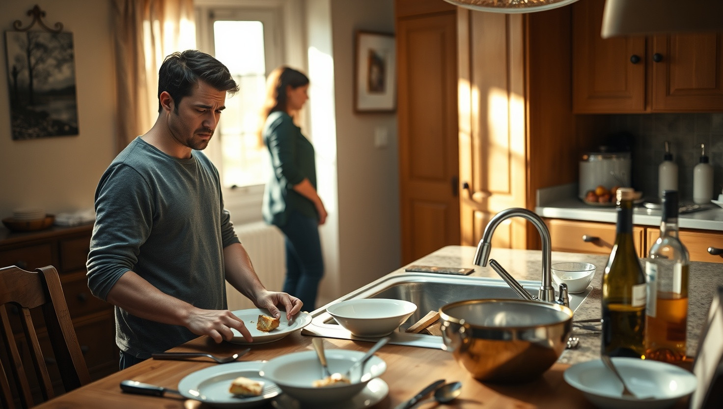 Struggling with kitchen chores: AITA for refusing to clean up after cooking with my partner?