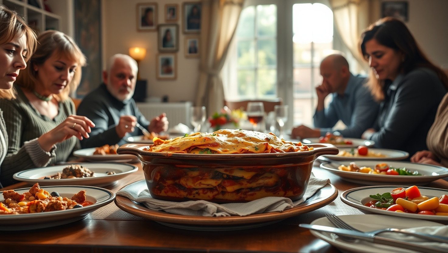 Familys Reaction to Vegan Lasagna Sparks Heated Debate