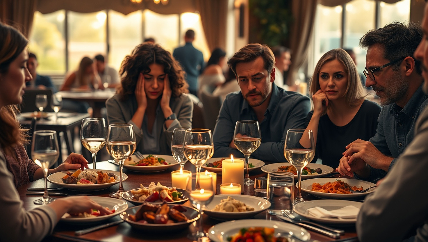 Is it rude to ask friends not to leave dinner early for another event?