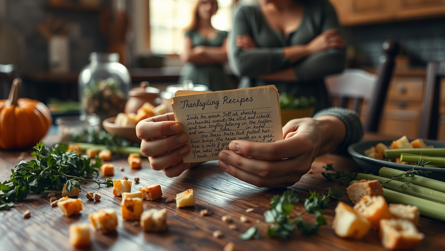 Family Feud: Should I Share Our Secret Thanksgiving Stuffing Recipe with My Catering Cousin?