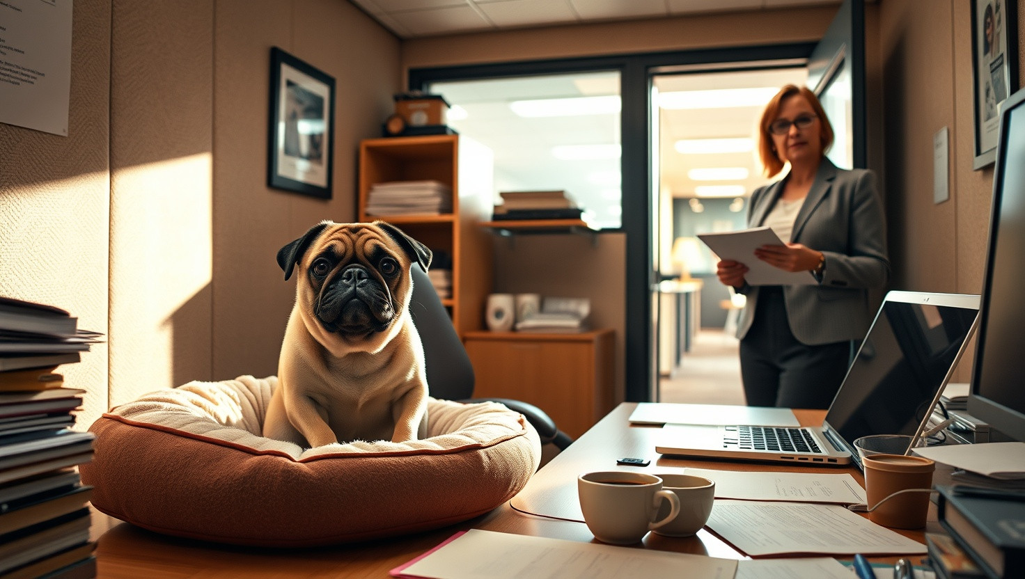 Should I Follow Office Rules or Keep My Emotional Support Pug at Work?