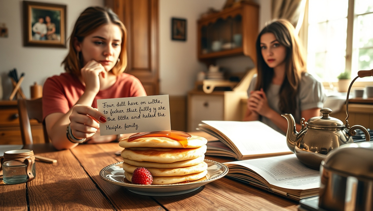 Should I Share My Grandmas Secret Pancake Recipe for Cousins Cafe?