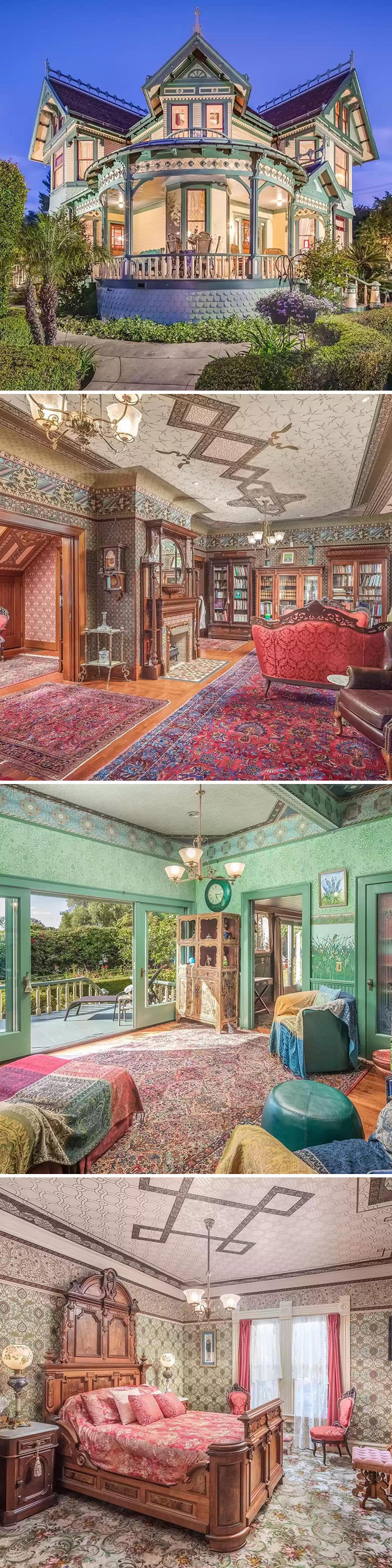 23. The different colored rooms seem to be a bit of a trend.