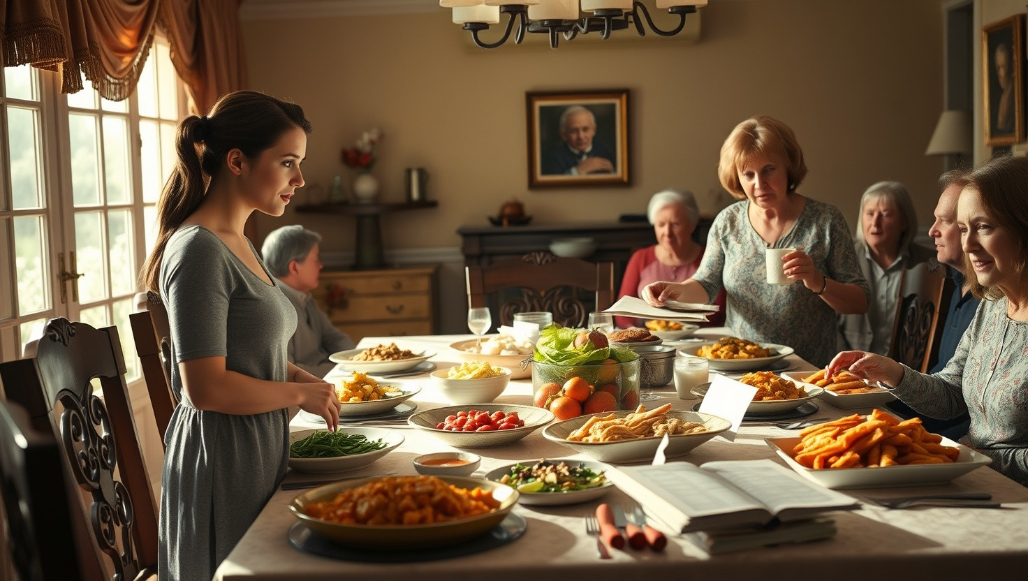 Should I Confront My Sister for Serving Store-Bought Food at Our Family Dinner?