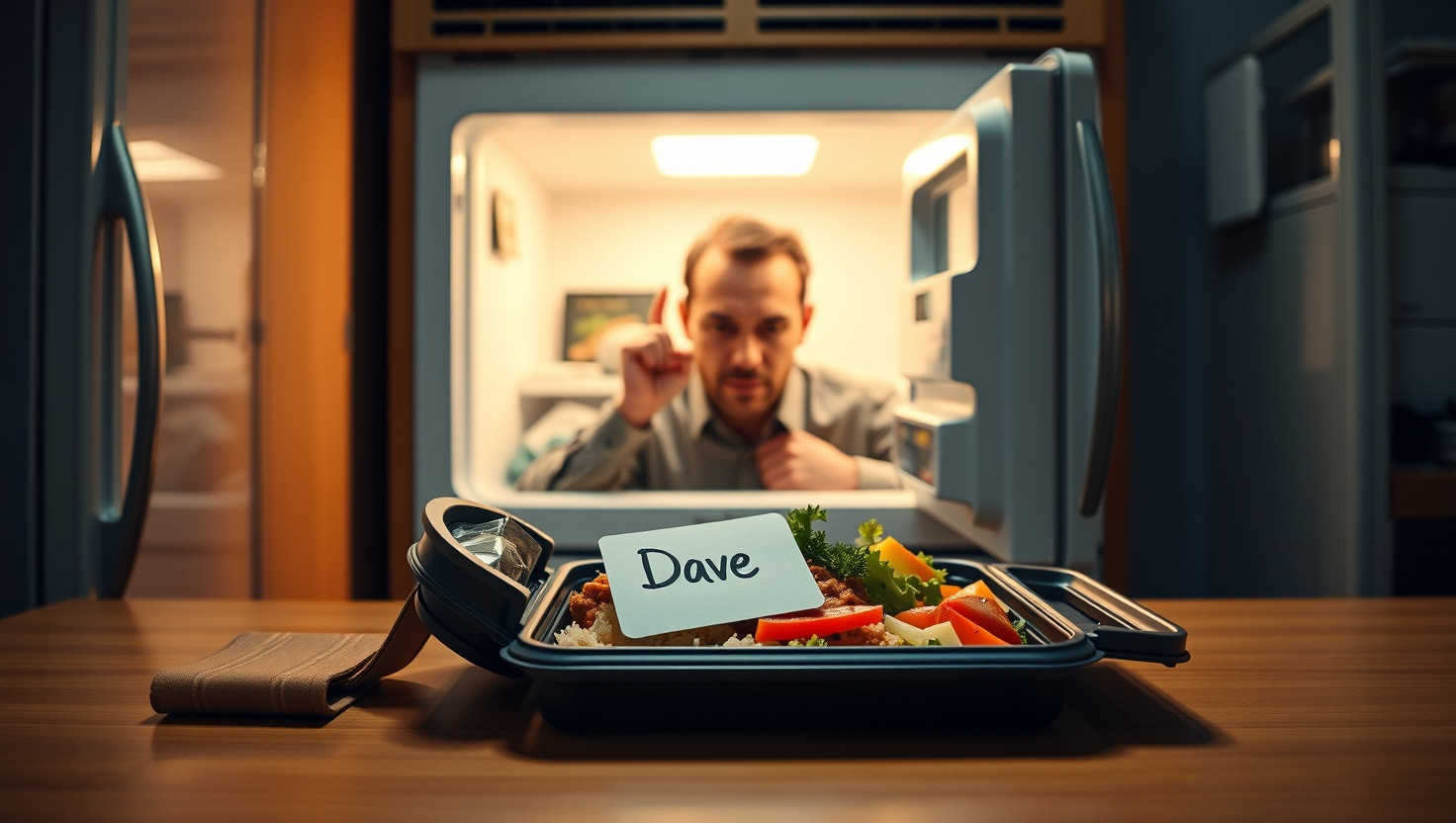 Coworker Caught Red-Handed Stealing Lunch - AITA for Calling Him Out?