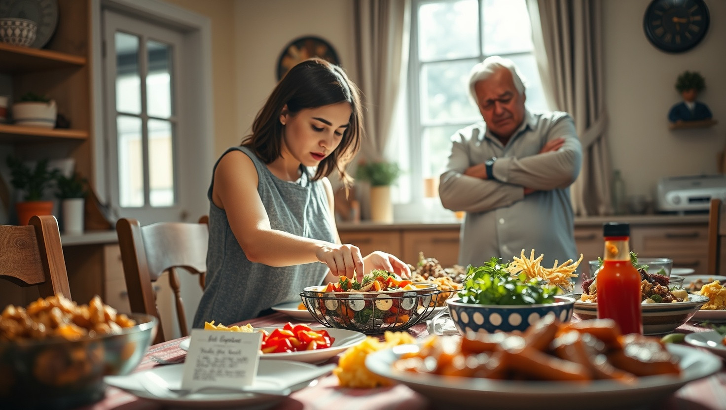 Family Dinner Dilemma: Should I Allow Uncles Spicy Hot Sauce Despite Familys Health Concerns?