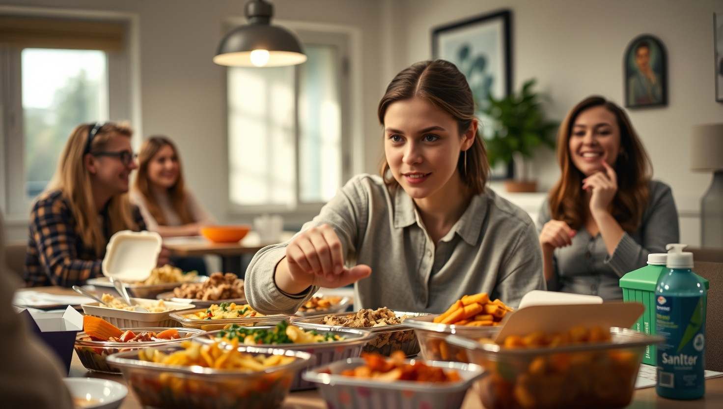 Should I Skip My Co-Workers Potluck Dish Due to Reused Containers?