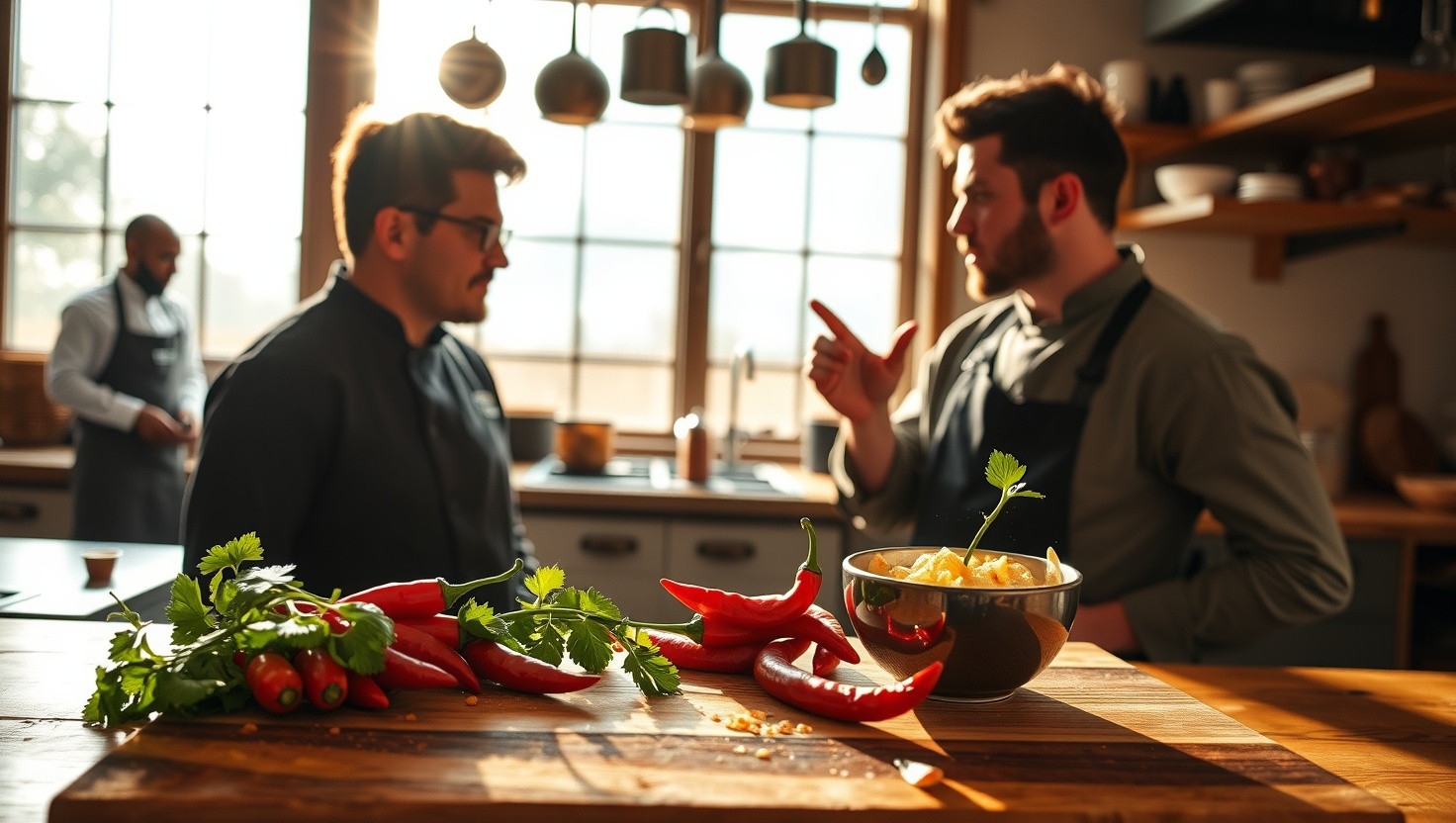 Should I Reveal Our Hot Sauce Recipe to Stop Rival Chef Ex?
