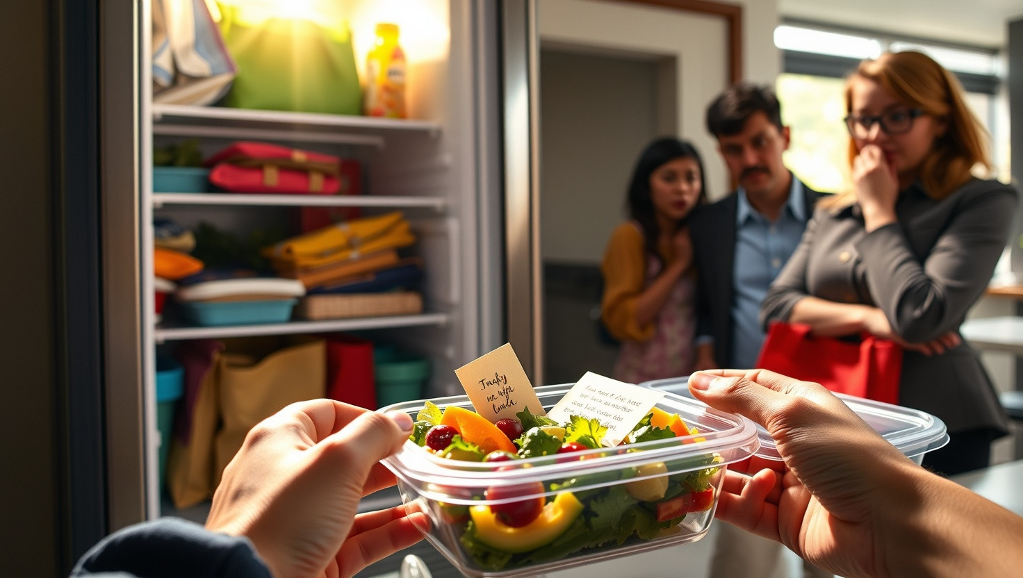Debating Food Labeling in Shared Office Kitchen: A Practical Solution or Unnecessary Division?