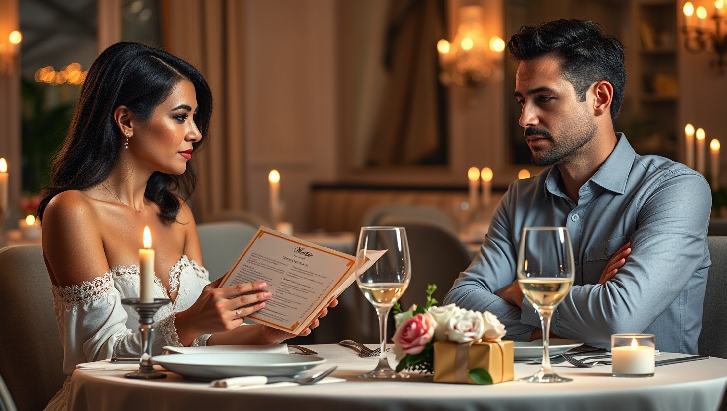 Is It Wrong to Plan a Fancy Dinner for Anniversary Celebration?